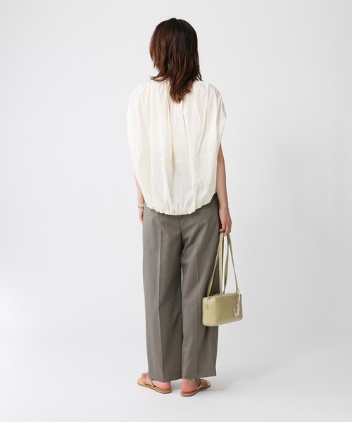 BABYLONE(バビロン)の「T/Wスラックスパンツ(スラックス・レディース・グレー/チャコール・36inch/38inch)」の17枚目の写真