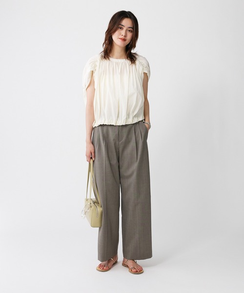 BABYLONE(バビロン)の「T/Wスラックスパンツ(スラックス・レディース・グレー/チャコール・36inch/38inch)」の21枚目の写真