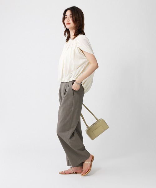 BABYLONE(バビロン)の「T/Wスラックスパンツ(スラックス・レディース・グレー/チャコール・36inch/38inch)」の20枚目の写真