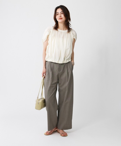 BABYLONE(バビロン)の「T/Wスラックスパンツ(スラックス・レディース・グレー/チャコール・36inch/38inch)」の19枚目の写真