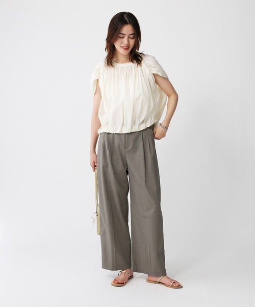 BABYLONE(バビロン)の「T/Wスラックスパンツ(スラックス・レディース・グレー/チャコール・36inch/38inch)」の18枚目の写真