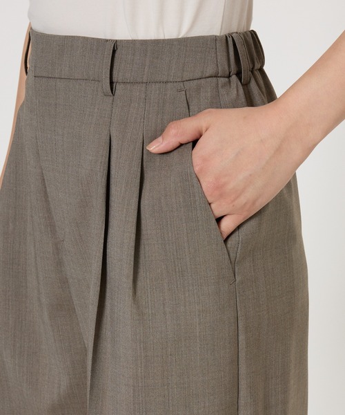 BABYLONE(バビロン)の「T/Wスラックスパンツ(スラックス・レディース・グレー/チャコール・36inch/38inch)」の16枚目の写真