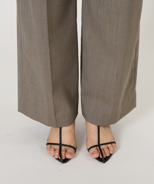 BABYLONE(バビロン)の「T/Wスラックスパンツ(スラックス・レディース・グレー/チャコール・36inch/38inch)」の15枚目の写真