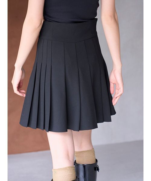 SNIDEL（スナイデル）の「プリーツスカショーパン（スカート・レディース・ベージュ/グレー/ブラック・0/1）」の14枚目の写真