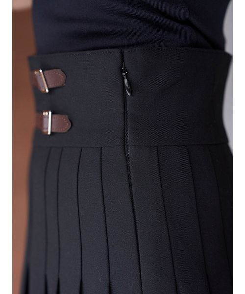 SNIDEL（スナイデル）の「プリーツスカショーパン（スカート・レディース・ベージュ/グレー/ブラック・0/1）」の18枚目の写真