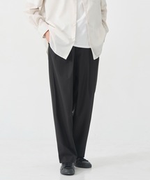 【MARKAWARE/マーカウェア】DOUBLE PLEATED EASY TROUSERS