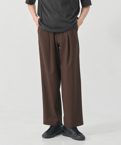 MARKAWARE/マーカウェア】DOUBLE PLEATED EASY TROUSERS