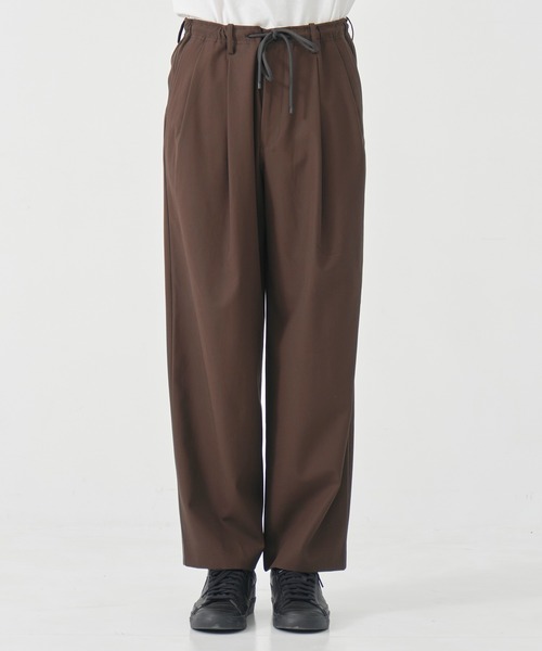 パンツ MARKAWARE DOUBLE PLEATED TROUSER marka MARKAWARE (マーカウェア) DOUBLE PLEATED TROUSERS / ダブル