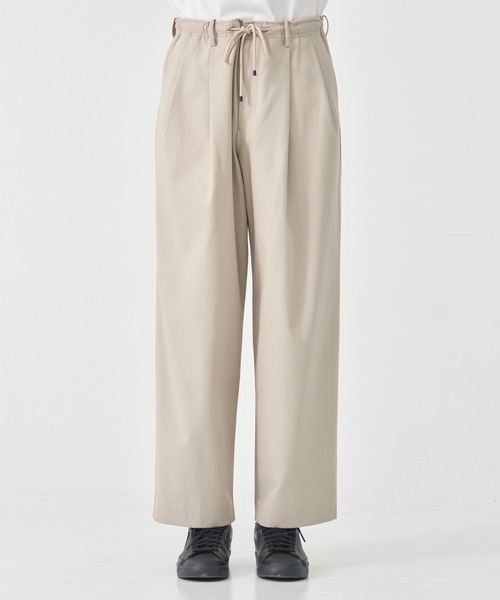 markaware DOUBLE PLEATED TROUSERS スラックス markaware スラックス DOUBLE PLEATED TROUSERS メンズ