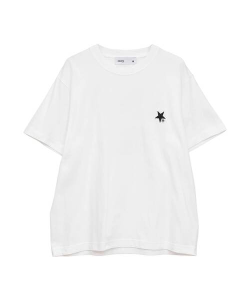 CONVERSE TOKYO(コンバーストウキョウ)の「OVAL LOGO BACK PRINT TEE(Tシャツ/カットソー・レディース・ホワイト/杢グレー/ブラック・FREE)」の1枚目の写真