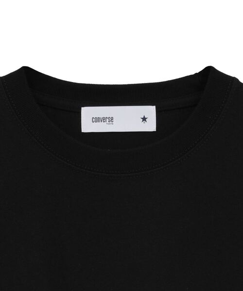 CONVERSE TOKYO(コンバーストウキョウ)の「OVAL LOGO BACK PRINT TEE(Tシャツ/カットソー・レディース・ホワイト/杢グレー/ブラック・FREE)」の5枚目の写真