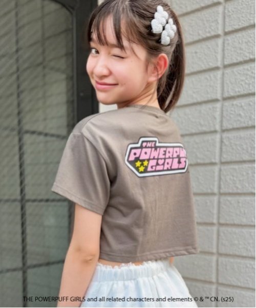 by LOVEiT(バイラビット)の「【The Powerpuff Girls】ガーターTシャツ(接触冷感)(Tシャツ/カットソー・キッズ・オフホワイト/ブルーグレー/チャコール・150cm/140cm/160cm/130cm)」の20枚目の写真