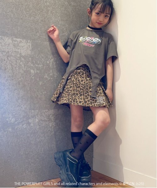 by LOVEiT(バイラビット)の「【The Powerpuff Girls】ガーターTシャツ(接触冷感)(Tシャツ/カットソー・キッズ・オフホワイト/ブルーグレー/チャコール・150cm/140cm/160cm/130cm)」の19枚目の写真