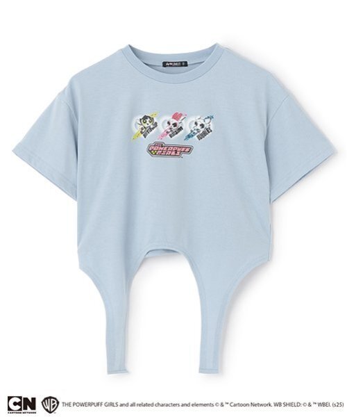 by LOVEiT(バイラビット)の「【The Powerpuff Girls】ガーターTシャツ(接触冷感)(Tシャツ/カットソー・キッズ・オフホワイト/ブルーグレー/チャコール・150cm/140cm/160cm/130cm)」の11枚目の写真