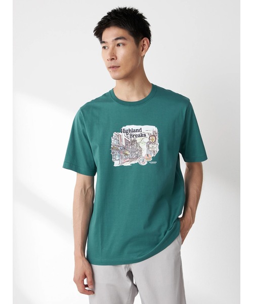 McGREGOR(マックレガー)の「スコティッシュプリントTシャツ(Tシャツ/カットソー・メンズ・アイボリー/ネイビー/グリーン系その他・M/L)」の4枚目の写真