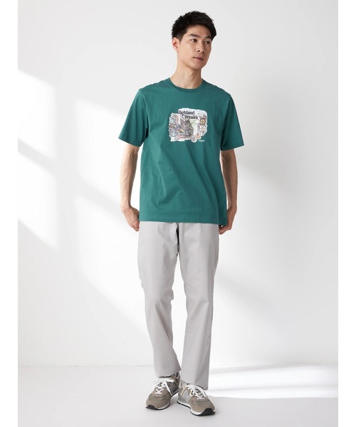 McGREGOR(マックレガー)の「スコティッシュプリントTシャツ(Tシャツ/カットソー・メンズ・アイボリー/ネイビー/グリーン系その他・M/L)」の5枚目の写真