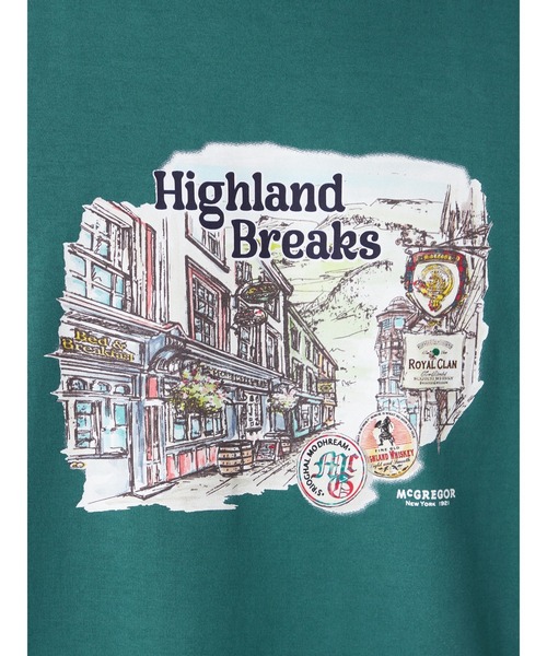 McGREGOR(マックレガー)の「スコティッシュプリントTシャツ(Tシャツ/カットソー・メンズ・アイボリー/ネイビー/グリーン系その他・M/L)」の11枚目の写真