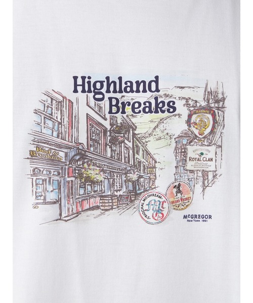 McGREGOR(マックレガー)の「スコティッシュプリントTシャツ(Tシャツ/カットソー・メンズ・アイボリー/ネイビー/グリーン系その他・M/L)」の12枚目の写真