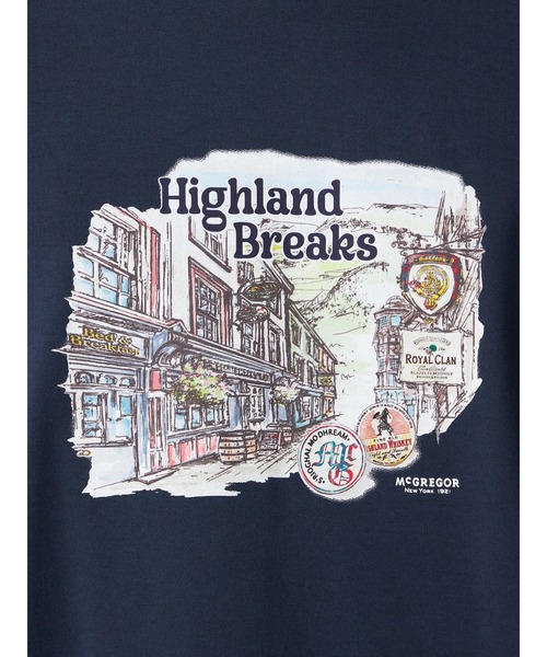 McGREGOR(マックレガー)の「スコティッシュプリントTシャツ(Tシャツ/カットソー・メンズ・アイボリー/ネイビー/グリーン系その他・M/L)」の13枚目の写真