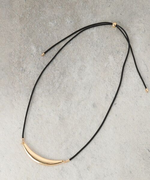 OPAQUE.CLIP(オペークドットクリップ)の「メタルバー×コードネックレス(ネックレス・レディース・シルバー/ゴールド・00)」の5枚目の写真