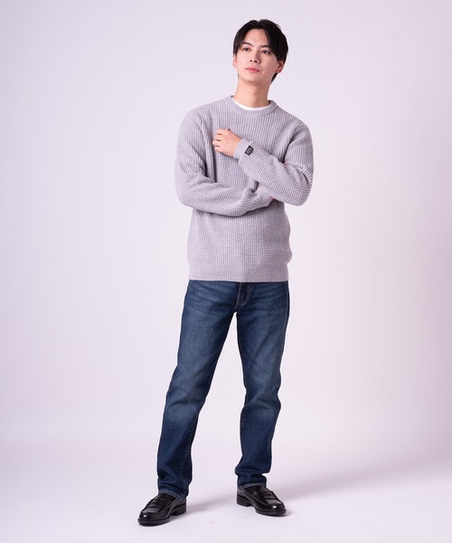 Levi's/リーバイス プレシディオ クルースウェット グレー（ニット