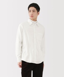 無印良品（ムジルシリョウヒン）の「紳士　両面起毛フランネル長袖シャツ（シャツ/ブラウス・レディース）」
