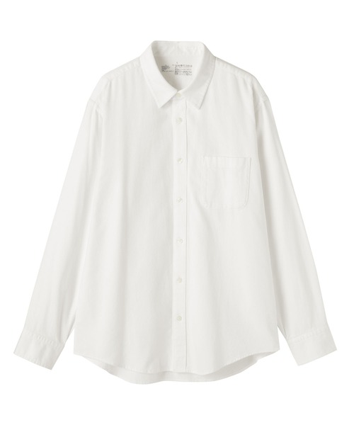 無印良品（ムジルシリョウヒン）の「紳士　両面起毛フランネル長袖シャツ（シャツ/ブラウス・メンズ・ブラウン系/ネイビー系/オフホワイト/ベージュ系/ブラウン/ブルー系/ネイビー・XL/L/M/S）」の15枚目の写真