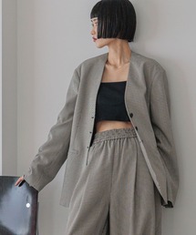 LOWRYS FARM | TRノーカラージャケット 455469(テーラードジャケット)