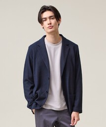 【KANEMASA JERSEY】ツイステッドスムース カットジャケット