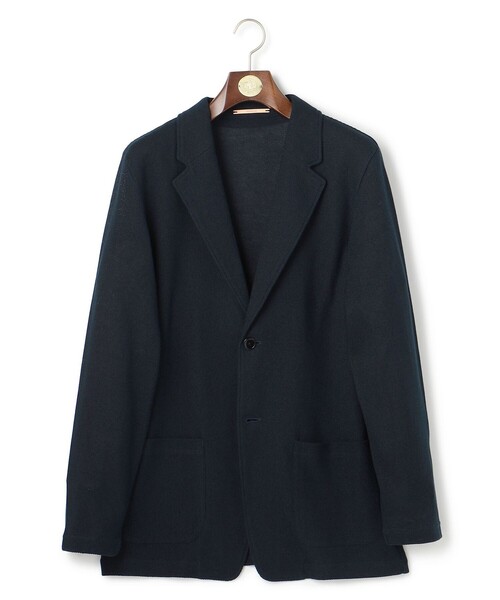 J.PRESS(ジェイプレス)の「【KANEMASA JERSEY】ツイステッドスムース カットジャケット(カーディガン/ボレロ・メンズ・ブラウン系/ネイビー系・X-LARGE/LARGE/MEDIUM)」の6枚目の写真