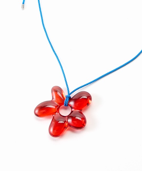 Casselini（キャセリーニ）の「Casselini(キャセリーニ)クリアフラワーチョーカー（チョーカー・レディース・ブラック/クリア/ピンク/レッド・FREE）」の10枚目の写真