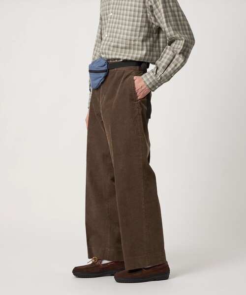 steven alan コーデュロイパンツ steven alan - Steven Alan CORDUROY 2PLEATED SLACKS パンツの