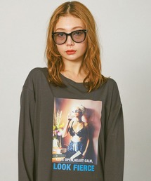 BAYFLOW（ベイフロー）の「[柔らかな肌ざわり]スムースタッチプリント長袖Tシャツ / ロンT（Tシャツ/カットソー）」