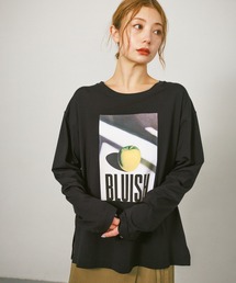 BAYFLOW | [柔らかな肌ざわり]スムースタッチプリント長袖Tシャツ / ロンT(Tシャツ/カットソー)