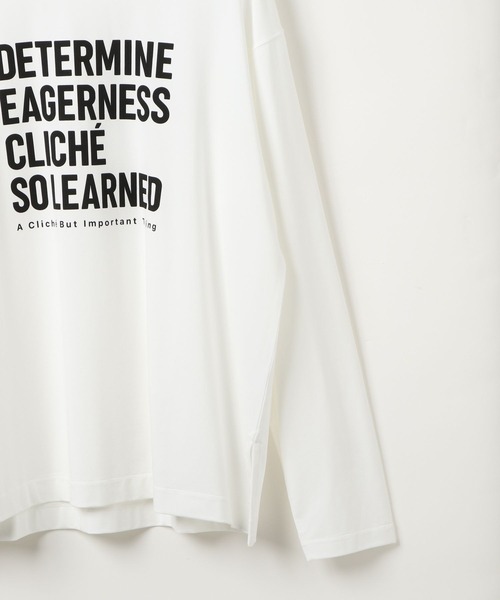 BAYFLOW（ベイフロー）の「[柔らかな肌ざわり]スムースタッチプリント長袖Tシャツ / ロンT（Tシャツ/カットソー・レディース・オフホワイト/グレー/ブラック/ブラウン/チャコール/ホワイト・SMALL/MEDIUM）」の17枚目の写真