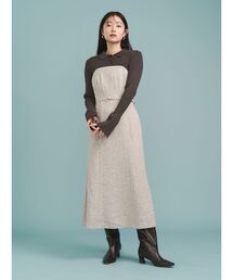 POLO BCS | 【POLO BCSコラボ】カラーネックニットドッキングワンピース(ワンピース)