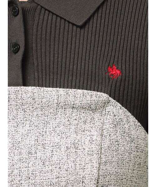 POLO BCS（ポロ ビーシーエス）の「【POLO BCSコラボ】カラーネックニットドッキングワンピース（ワンピース・レディース・ネイビー/チャコールグレー/ブルー/アイボリー/ピンク・SMALL/MEDIUM）」の20枚目の写真