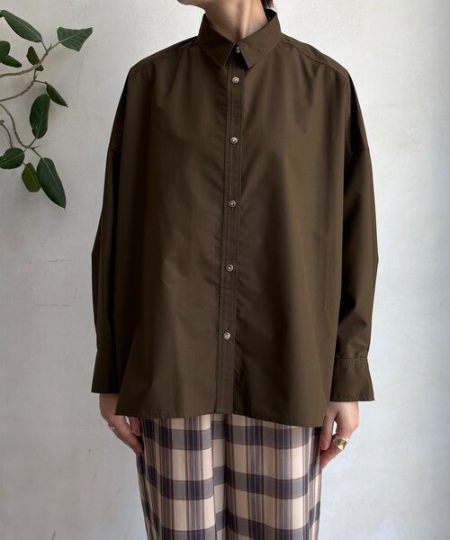 DouDou(ドゥドゥ)の「ポンチョブラウス(シャツ/ブラウス・レディース・ブルー/チャコールグレー/カーキ・FREE)」の12枚目の写真