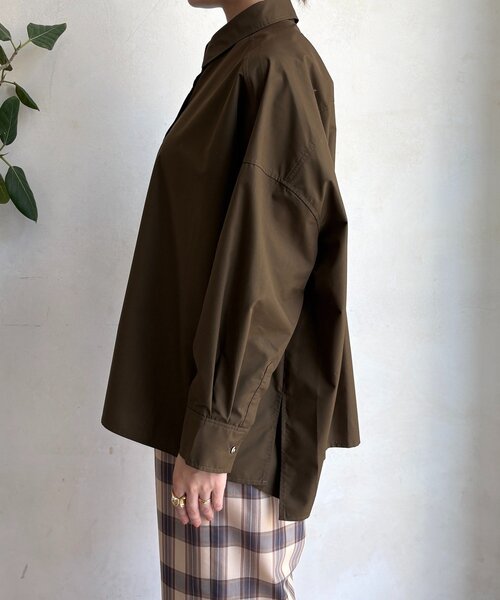 DouDou(ドゥドゥ)の「ポンチョブラウス(シャツ/ブラウス・レディース・ブルー/チャコールグレー/カーキ・FREE)」の13枚目の写真