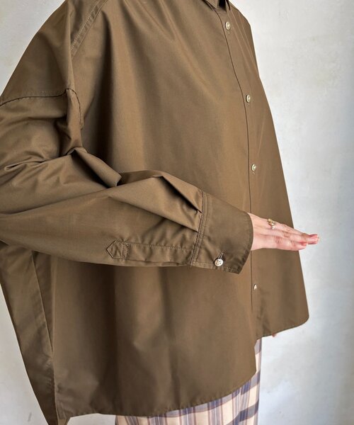 DouDou(ドゥドゥ)の「ポンチョブラウス(シャツ/ブラウス・レディース・ブルー/チャコールグレー/カーキ・FREE)」の18枚目の写真
