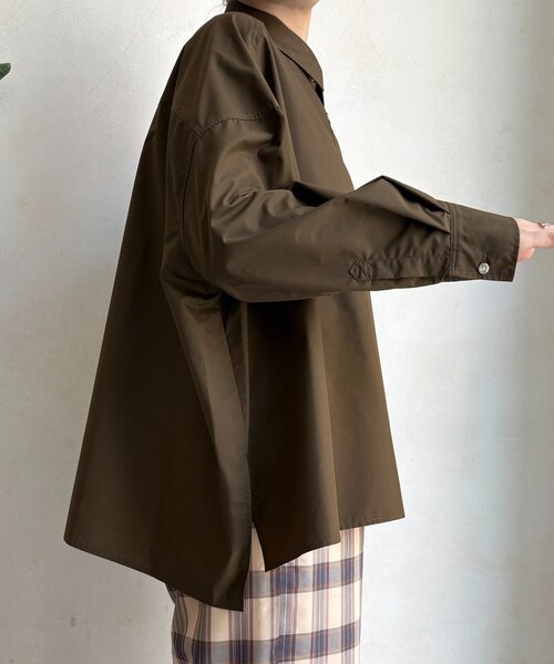 DouDou(ドゥドゥ)の「ポンチョブラウス(シャツ/ブラウス・レディース・ブルー/チャコールグレー/カーキ・FREE)」の19枚目の写真