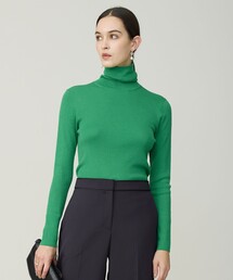 ICB（アイシービー）の「エクストラファインメリノリブ タートルネックプルオーバー（ニット/セーター）」