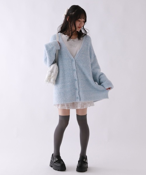 repipi armario(レピピ アルマリオ)の「シアーニーハイ(ソックス/靴下・キッズ・グレー/ブラック/ホワイト・FREE)」の21枚目の写真