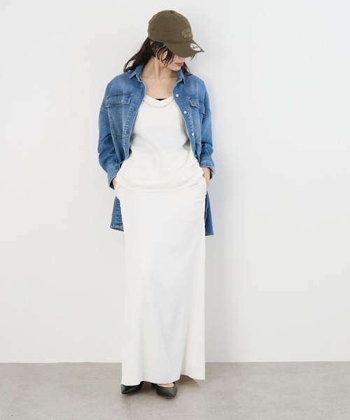 Healthy denim（ヘルシーデニム）の「【Healthy DENIM】デニムビッグシャツ（シャツ/ブラウス・レディース・インディゴブルー・0）」の4枚目の写真