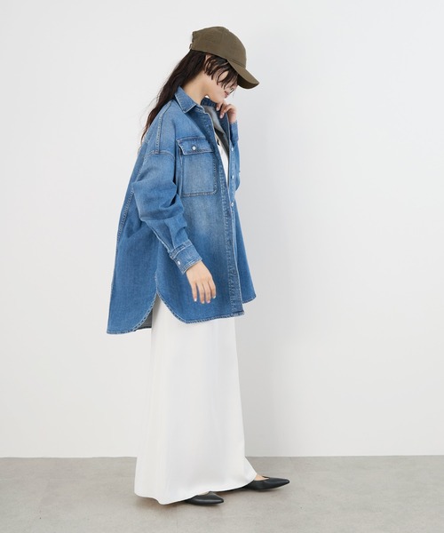 Healthy denim（ヘルシーデニム）の「【Healthy DENIM】デニムビッグシャツ（シャツ/ブラウス・レディース・インディゴブルー・0）」の7枚目の写真