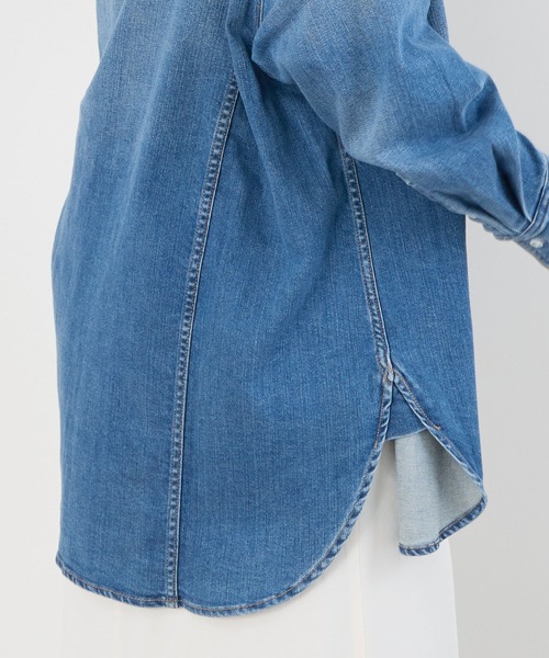 Healthy denim（ヘルシーデニム）の「【Healthy DENIM】デニムビッグシャツ（シャツ/ブラウス・レディース・インディゴブルー・0）」の11枚目の写真