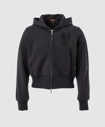 トップス MASU 24AW FLOWER HOLE ZIP-UP SWEAT PARKA MASU/エムエーエスユー/FLOWER HOLE ZIP－UP SWEAT PARKA/MPFW