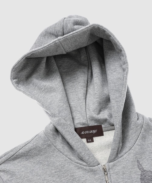 MASU（エムエーエスユー）の「MB ZIP-UP HOODIE（パーカー・メンズ・レッド/ブラック/グレー/ホワイト・46/44）」の6枚目の写真