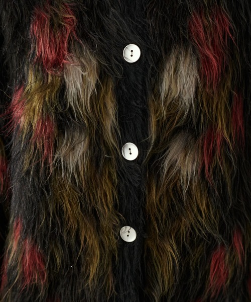 LARUTA（ラルータ）の「【LARUTA】花柄ジャガードシャギー2WAYニット（カーディガン/ボレロ・レディース・モカ/ブラウン/アイボリー/ブラック・FREE）」の18枚目の写真