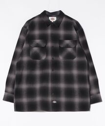 Dickies（ディッキーズ）の「2025AW Dickies/ディッキーズ  ネル オンブレチェック ワークシャツ（シャツ/ブラウス・メンズ）」